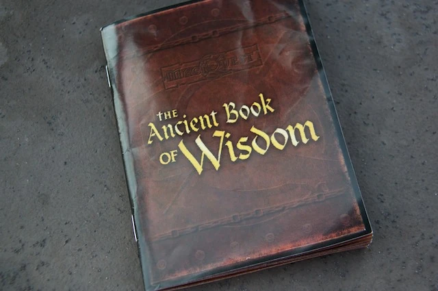 The cover of the Myrtle Beach Ancient Book of Wisdom